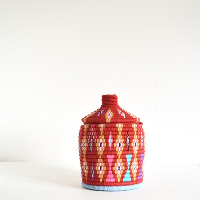  sold sold sold berber basket handwoven vintage moroccan berber wool lidded basket 