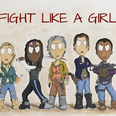 Fight like a girl #2: twd