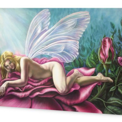 Rose fairy set of 10 5x7 greeting cards thinking of you