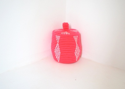  SOLD SOLD SOLD Berber Basket Handwoven Moroccan Berber Wool Lidded Basket 