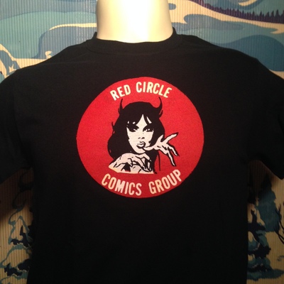 Red circle comics group t shirt - Thumbnail 5