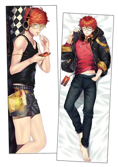 New Mystic Messenger Male Dakimakura Hugging Pillow Cover Luciel Choi 707 Zen Hyun Ryu Jumin Han