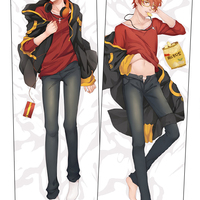New Mystic Messenger Male Dakimakura Hugging Pillow Cover Luciel Choi 707 Zen Hyun Ryu Jumin Han - Thumbnail 2