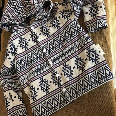 Woven hooded car coat