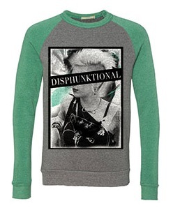 Disphunktional Graphic Two Tone CrewNeck