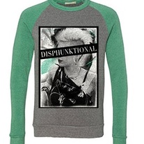 Disphunktional Graphic Two Tone CrewNeck
