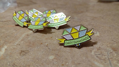 Dirty Diamonds Enamel Pin!