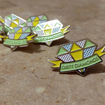 Dirty Diamonds Enamel Pin!
