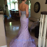 Mermaid Charming prom dress, sexy prom dress,Charming prom dress, long prom dress,prom dresses, elegant prom dress, prom dress Z18 - Thumbnail 2