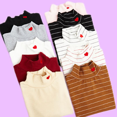 #SALE# HEART BABY LONG SLEEVE TEE  