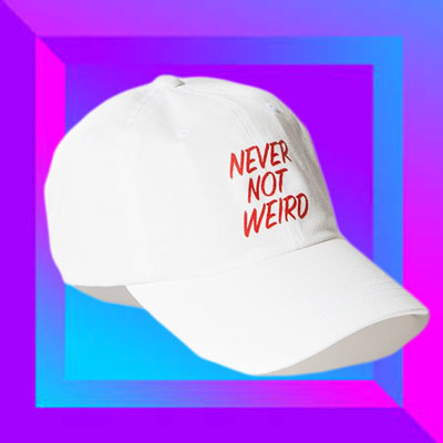 #Limited Stock# NEVER NOT WEIRD CAP ( WHITE )