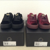 Fenty Puma x Rihanna Velvet Creeper Platform Sneakers (New with box) - Thumbnail 1