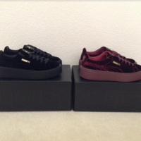 Fenty Puma x Rihanna Velvet Creeper Platform Sneakers (New with box) - Thumbnail 2