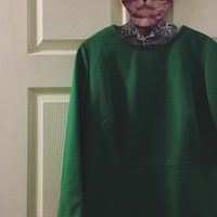 1970's Green dress - Thumbnail 1