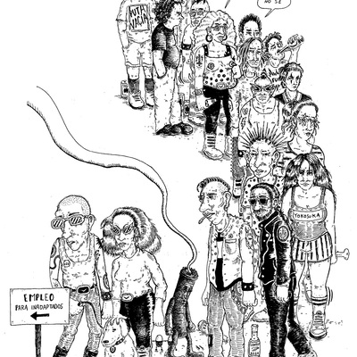 (drawing) empleo para inadaptados / job for misfits 