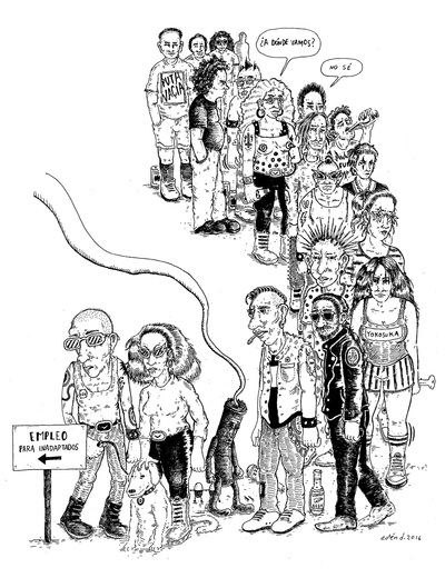(Drawing) Empleo para inadaptados / Job for misfits 
