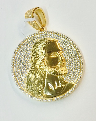 Jesus Face Pendant 0014-2