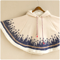 Japanese ears bunny hooded cloak coat - Thumbnail 3