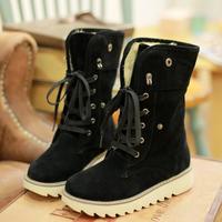 Winter Flat Non-Slip Casual Snow Boots - Thumbnail 2