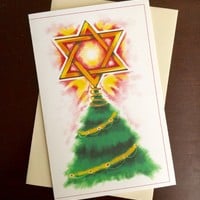 Star David Christmas tree - Thumbnail 1