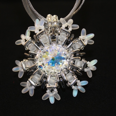 Snowflake winterland pendant