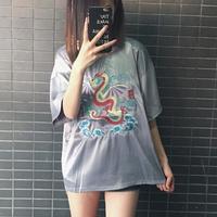 Dragon Embroidered Tee - Thumbnail 2