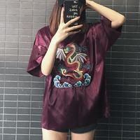 Dragon Embroidered Tee - Thumbnail 4