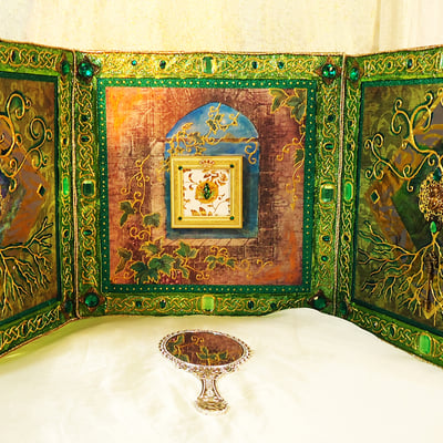 The frog prince (3) - triple panel 