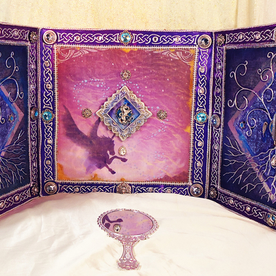 Flight of the unicorn (2) - triple panel 