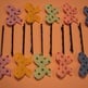 Tiny Colored Polka Dot Bow Hair Clips - Thumbnail 2