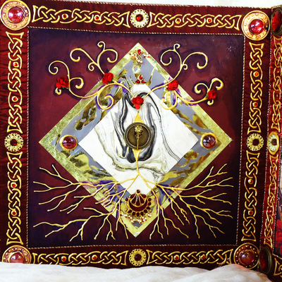 Fairytale roses - triple panel 