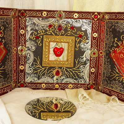 Fairytale apple (1) - triple panel 