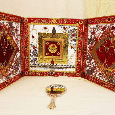 Fairytale roses (3) - triple panel 