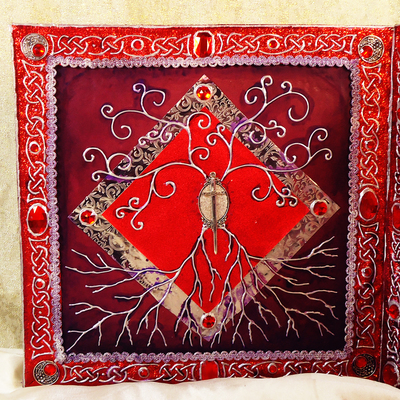 Fairytale apple (5) - triple panel 