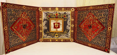 Fairytale Apple (6) - triple panel 