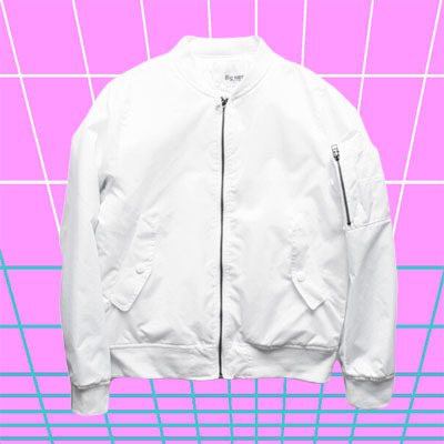 WHITEN MA-1 JACKET 