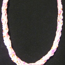 Multi-Pink Seed Bead Necklace