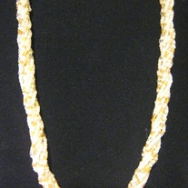 Multi-Pearlescent Seed Bead Necklace