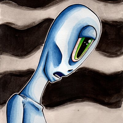 "mental monster 9: insomnia" 4''x6'' print