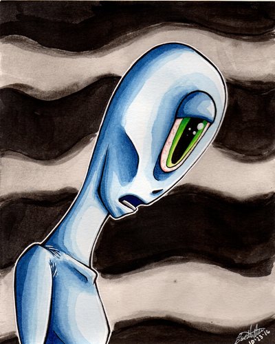 "Mental Monster 9: Insomnia" 8'.5'x11'' Print