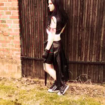 Tifa Lockhart Final Fantasy Advent Children Signed Print A4