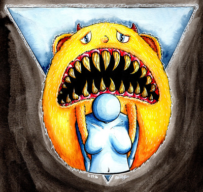 "Mental Monster 10: Depression" 8.5''x11'' Print