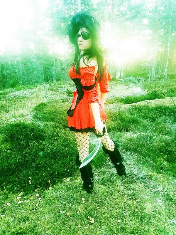 Pirate Davina Cosplay Signed Print A4