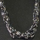 Dressy Black Seed Bead Necklace - Thumbnail 2