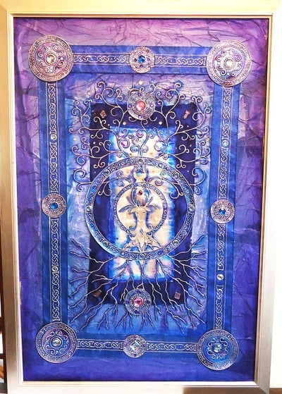 Stag Lord in Silver Blue