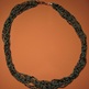 Dark Teal Seed Bead Necklace - Thumbnail 3