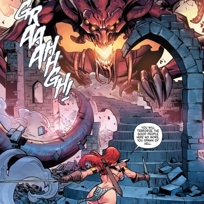 Red sonja #0 *signed* 