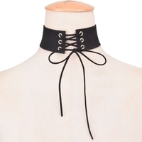 Black tie up choker - Thumbnail 2