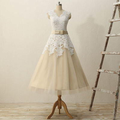  real made wedding dress, lace wedding dress, cheap wedding dress, cheap wedding gown, bridal wedding dress,w05 - Thumbnail 4