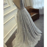 Tulle and Lace Prom Gowns Party Dresses Celebrity Dresses PG0010 - Thumbnail 2